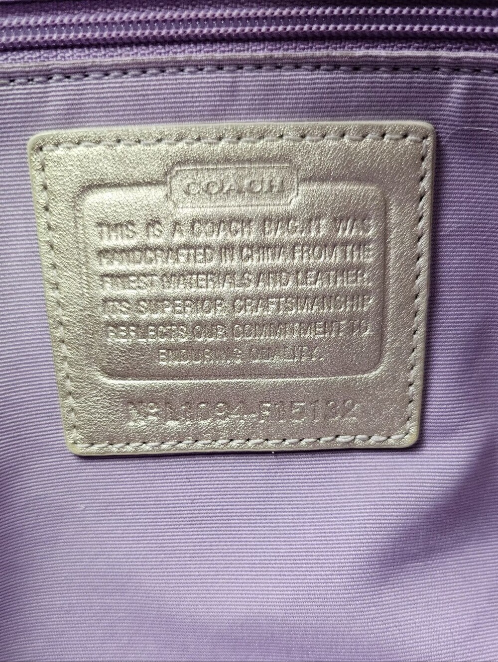 Coach Chelsea Heritage Stripe Satchel - Picture 11 of 11
